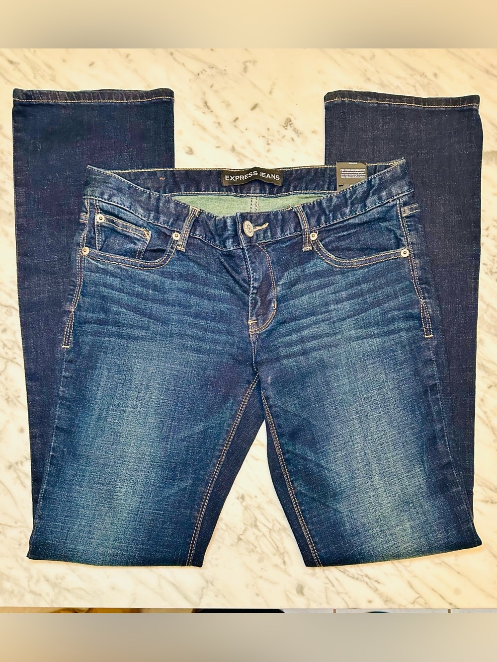 Express Barely Boot Cut Jeans